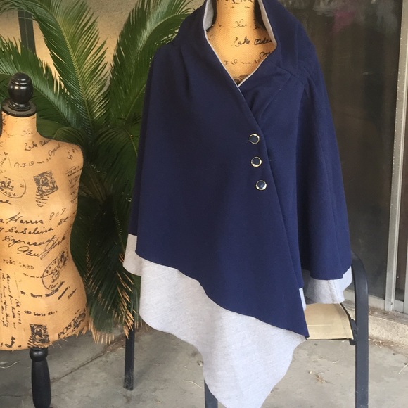 QVC Jackets & Blazers - HOST PICK  Beautiful reversible cape WOOL